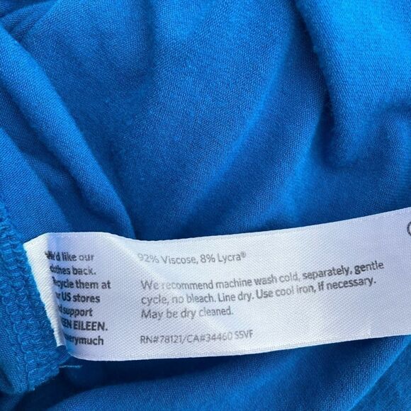 Eileen fisher long sleeve tee Blue Small Petite - Picture 5 of 8